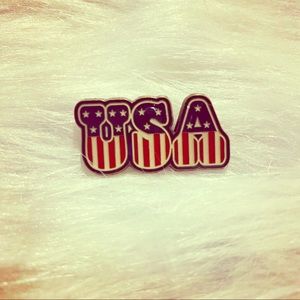 USA Enamel Pin Brooch